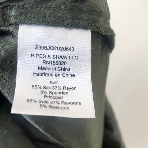 Veronica Beard Womens Chapel Dress Bright Army Green Size 10 NWT - Picture 9 of 11